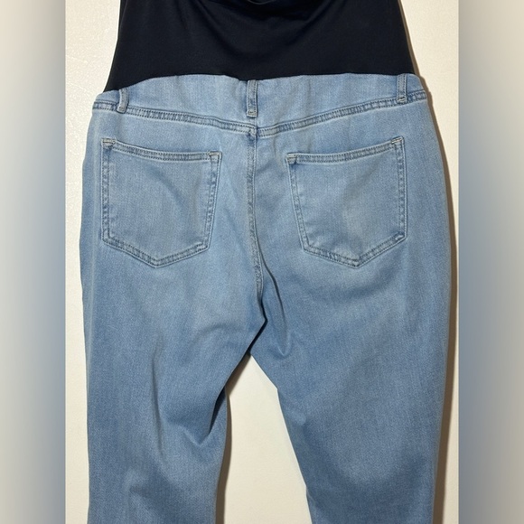 Sonoma Maternity Good for Life Full Panel distressed Jeans Size 14-short - Picture 4 of 8